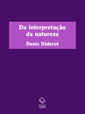 cover image of Da interpretação da natureza